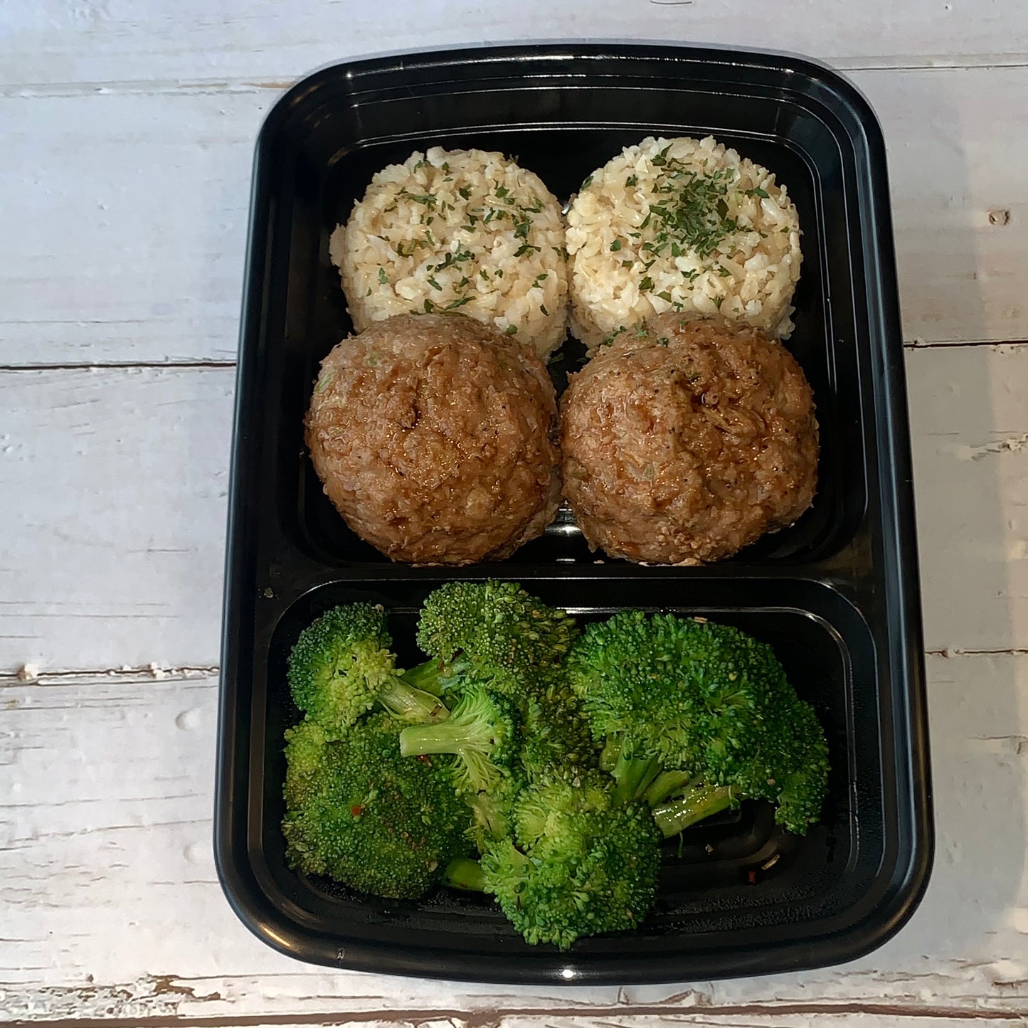 Meatball & Broccoli